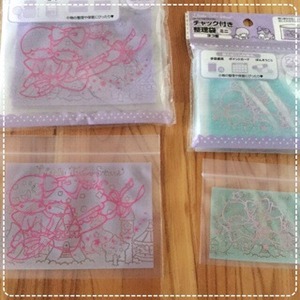 100均 キキララ チャック袋