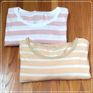 無印 ボーダーTシャツ
