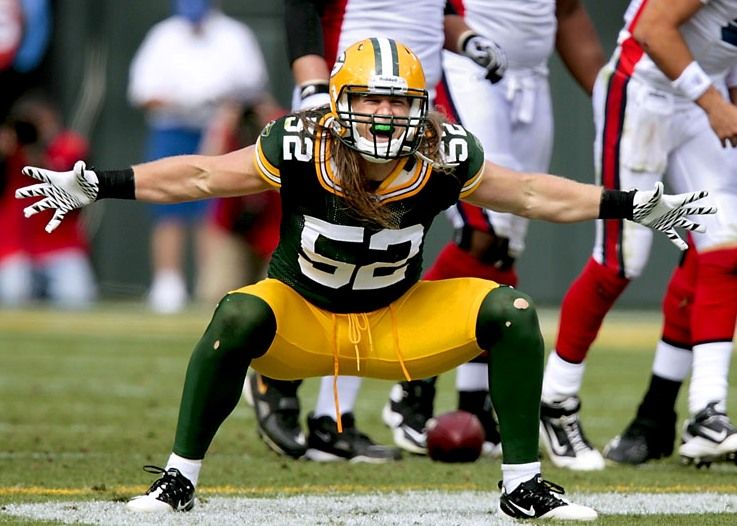 グリーンベイ・パッカーズ クレイ・マシューズ 52番 試合仕様モデル Authentic Clay Matthews #52 NFL Green Bay Packers Vintage