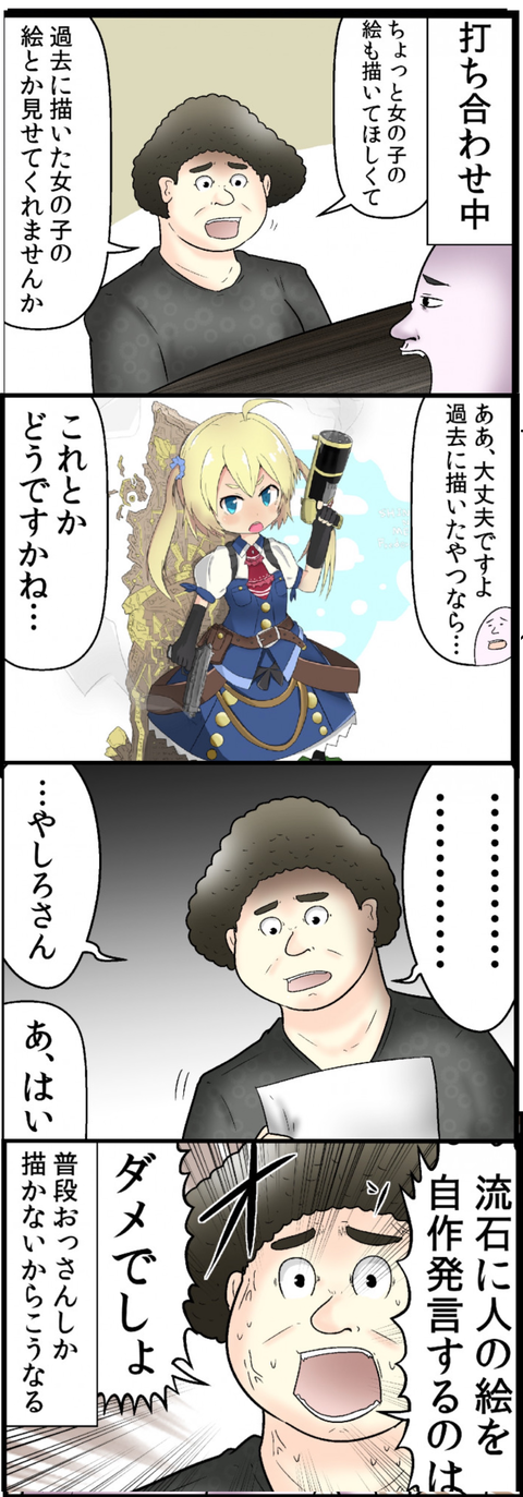 おっさんの絵ばかり描いた結果