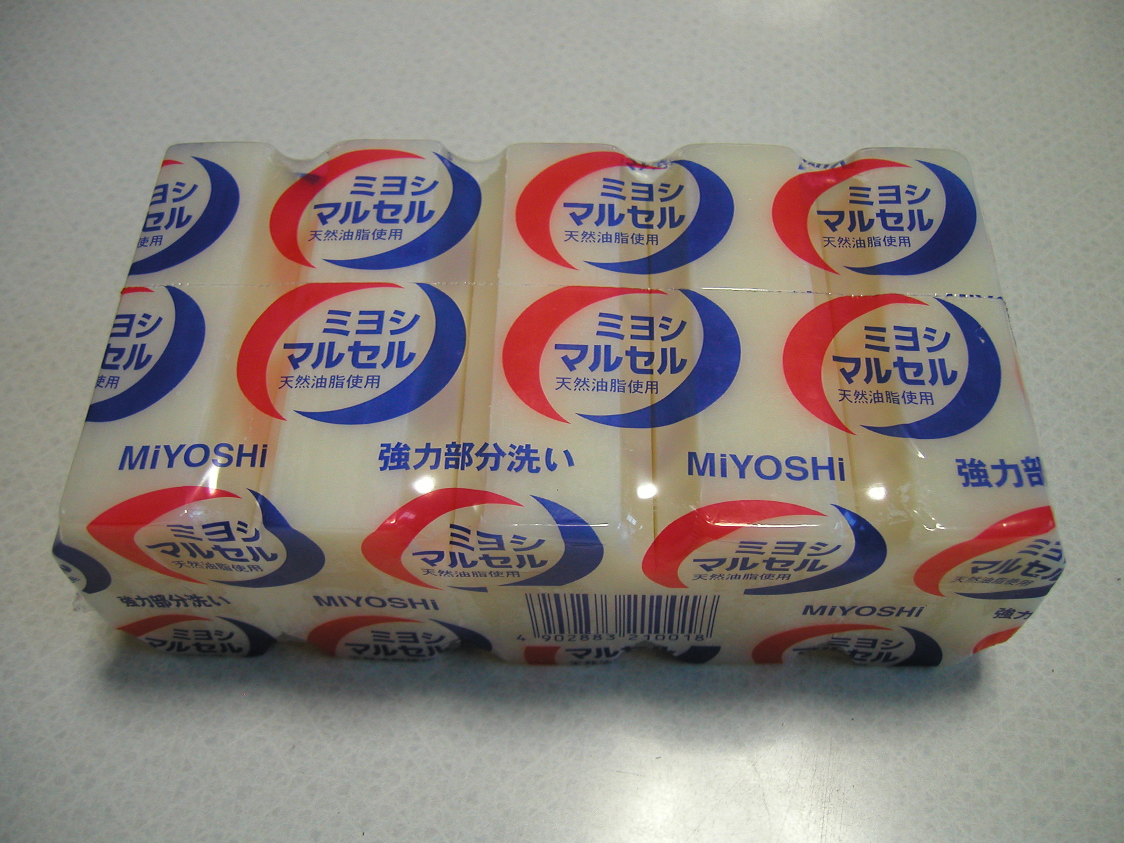 ミヨシ マルセル石鹸 5個×12パック 洗濯石鹸