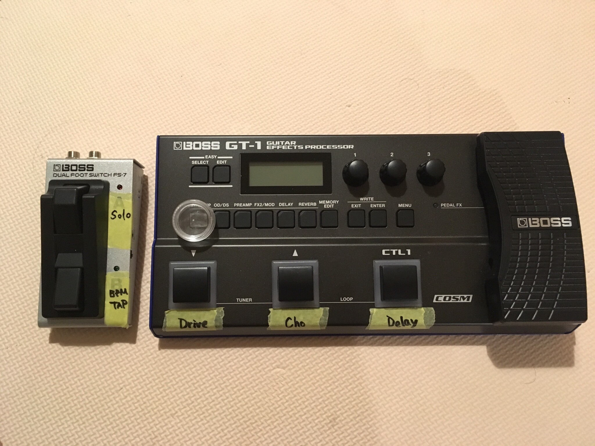 BOSS GT-1 ジャンク扱い BOSS GT-1 その後。 : 清水康弘の戯言｡