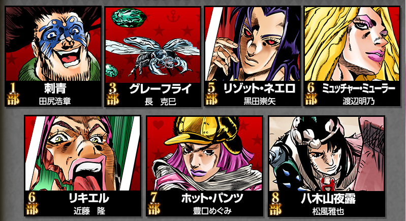 ジョジョeoh サブキャラクター第6弾公開ッ ジョジョチャンネル ジョジョeoh サブキャラクター第6弾公開ッ ジョジョチャンネル
