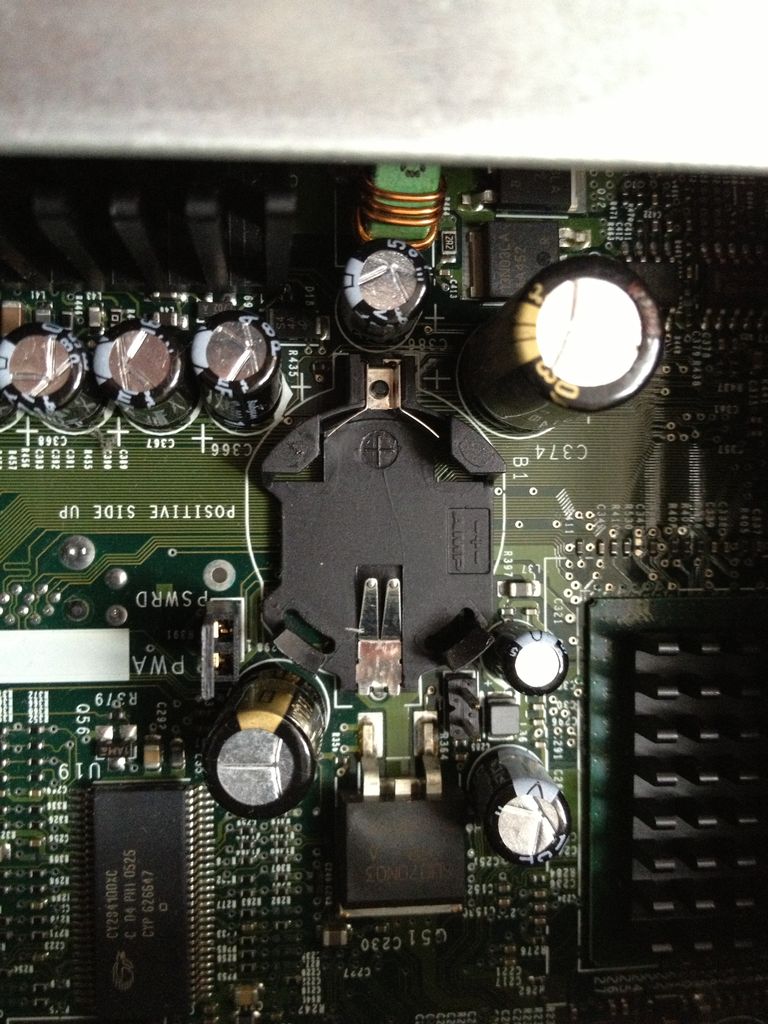 CMOSバッテリ（ボタン電池）の交換 DELL OptiPlex OptiPlex SX280 / GX620 : thatness and  thereness