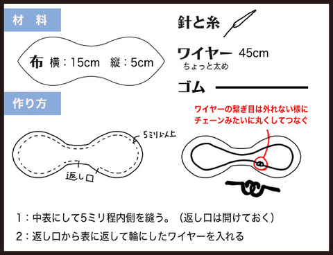 不器用でも出来る!ヘアゴムの作り方8