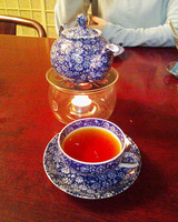 月夜野庭のお茶