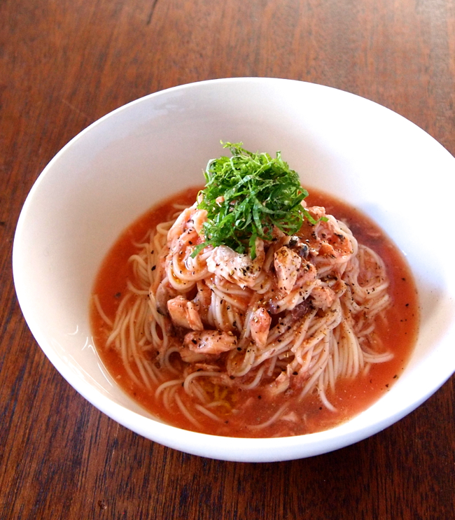 そうめんを サバ缶 トマトジュース しょうゆ で食うとスゲーうまい 高円寺メタルめし ヤスナリオの簡単レシピブログ Powered By ライブドアブログ