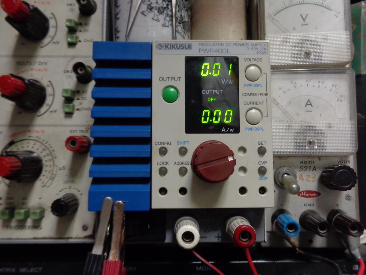 KIKUSUI 直流安定化電源 (スイッチング) PWR400L 400W PWR400L 直流安定化電源 菊水電子工業 | 計測器 | TechEyesOnline