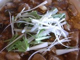 三崎まぐろラーメンの水菜