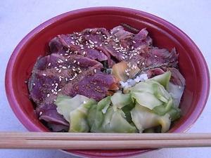 表参道246common omotesanndo sakabaのカンガルー丼全体