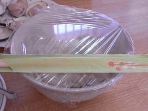 出前された直後の伊勢うどん