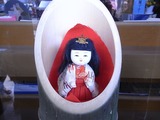 竹に入ったお雛様