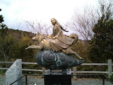 南総里見八犬伝5-滝田城址伏姫像1