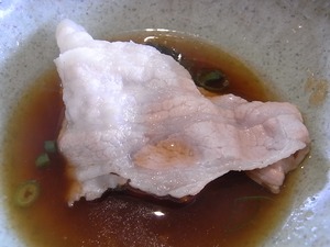 お肉が茹で上がったところ