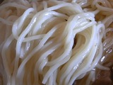 麺のアップ