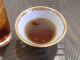 お茶のアップ