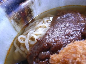民宿食堂おふくろのカツカレーミックスラーメンラーメンアップ1
