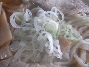 佐野ラーメン森田屋総本店のネギ
