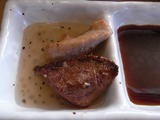 焼き上がったホルモンミックス(塩ダレ)