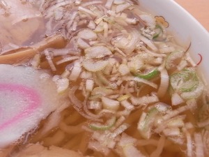 佐野ラーメン匠屋の刻みネギ