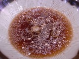 ごまとネギを入れたところ