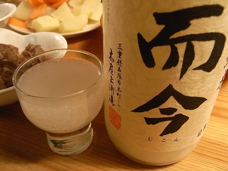 ほのかな甘さと微炭酸のすっきりしたにごり酒 而今 特別純米 にごり