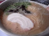 とんこつラーメンのアップ