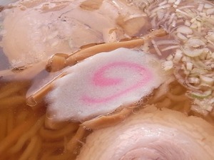 佐野ラーメン匠屋のなるとシナチク