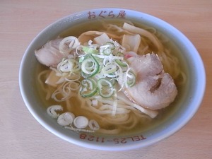 佐野ラーメンおぐら屋のラーメン