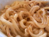 うどんをよく混ぜた状態