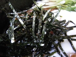 加須うどんよしもと 肉みそうどんののり