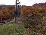 リフトに乗ってるところ