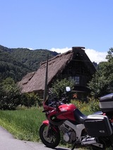 バイクとツーショット01