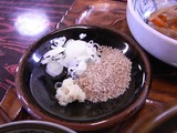 水沢うどん三升屋の薬味