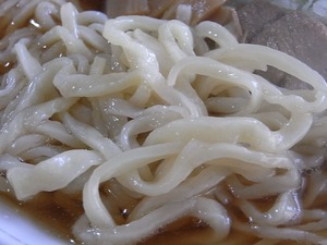 佐野ラーメン森田屋総本店の中華そばの麺アップ