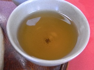 赤福ほうじ茶のアップ