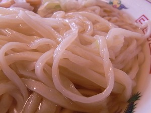 佐野ラーメン叶屋の麺 アップ
