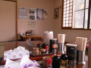 佐野ラーメン岳乃屋店内の様子