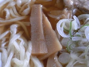 佐野ラーメン森田屋総本店のメンマ