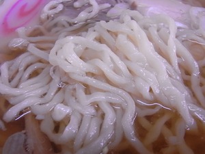 佐野ラーメン らーめん処 匡の麺のアップ