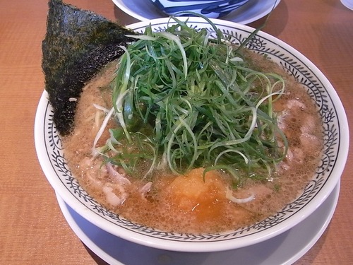 丸源 ドッカンねぎ肉そば