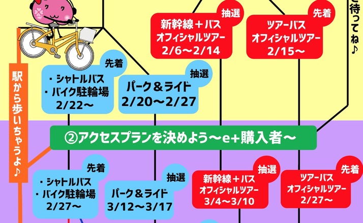 ももクロ春一 In黒部市 パーク ライド駐車場券 抽選受付スタート ファミリー専用駐車場券も追加になりました ももクロ侍