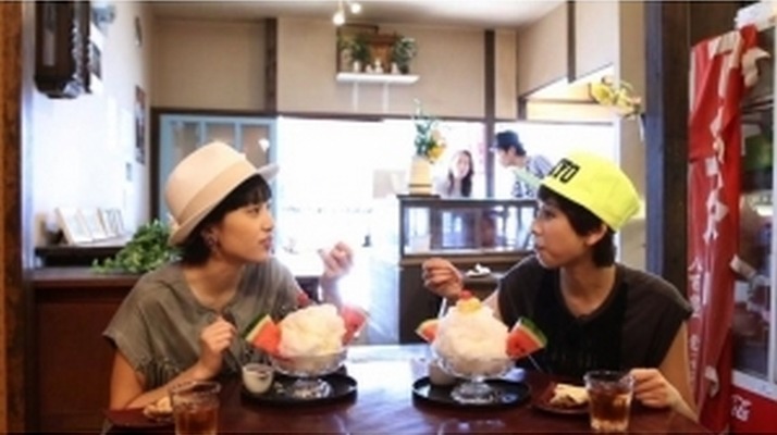 ちょいアゲ スイッチ ももたまい絶品かき氷 しろくま デート画像公開 しろくま はテレ朝夏祭りで 1日100 杯限定 で販売中 ももクロ侍