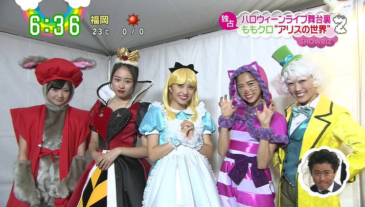 ももクロ 日頃できない事をここぞとばかりに 今朝の Zip で Vampsハロウィンライブ 独占インタビュー 放送 ももクロ侍