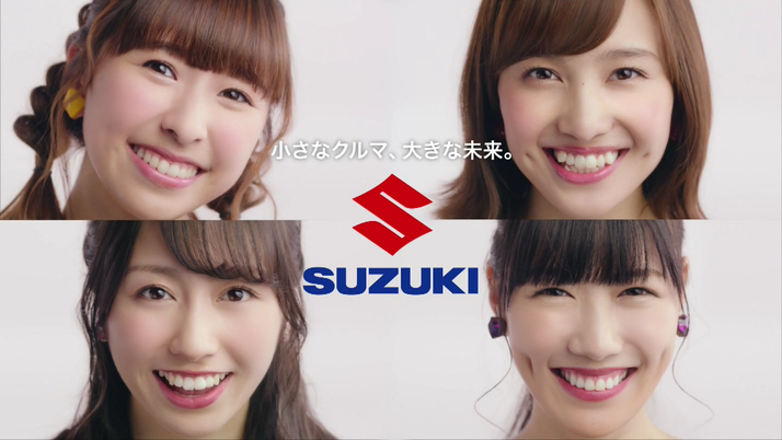 ももクロ出演 Suzuki 新cm放映開始 夏菜子 なに あーりん やるね れに チャンス しおりん ワァ ももクロ侍