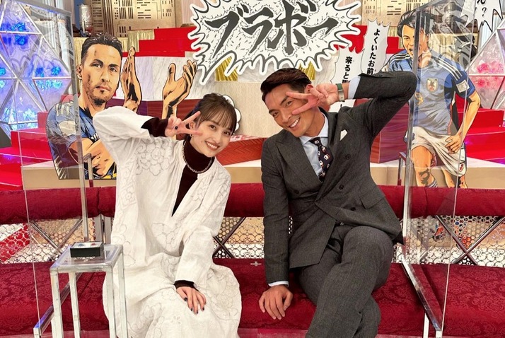 槙野智章 サッカー一緒に盛り上げていこーz 百田夏菜子とのw杯特番共演のオフショット投稿 ももクロ侍 槙野智章 サッカー一緒に盛り上げていこーz 百田夏菜子とのw杯特番共演のオフショット投稿 ももクロ侍