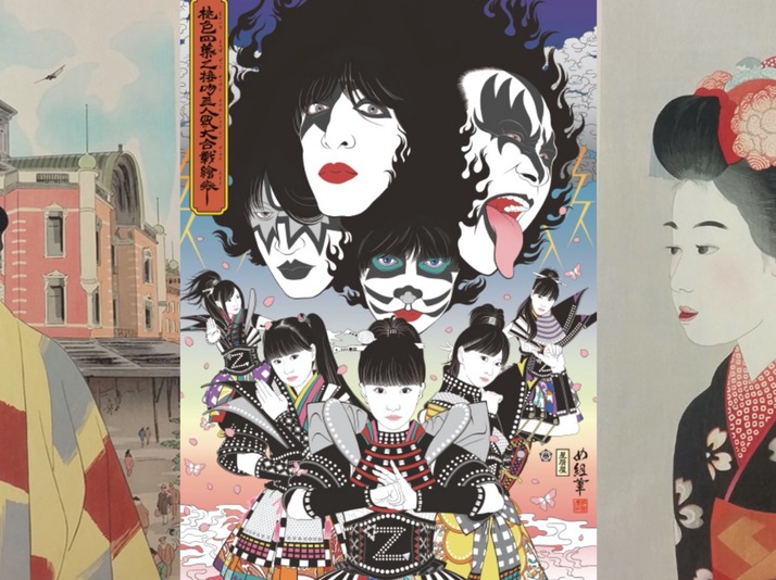 限定0枚 ももクロvskiss 夢のコラボ浮世絵 本日8 5 水 11時より予約販売受付開始 ももクロ侍