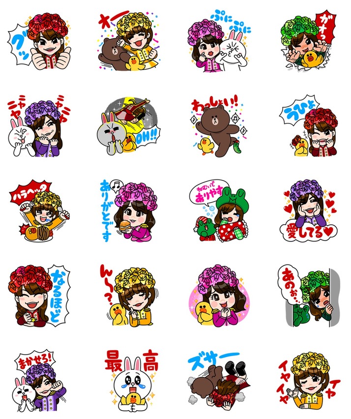 夢のコラボ Line ももクロ 公式スタンプが登場 ライブパフォーマンスや名セリフも再現 ももクロ侍