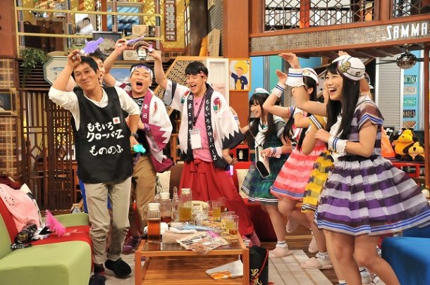 ももクロ さんまのまんま おもてなしでは負けないぞsp に出演 アンジャッシュ児嶋さん率いる モノノフ芸人 と競演 ももクロ侍