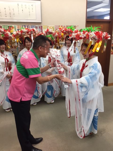 やすとログ 和泉市副市長 華やか 天神天満花娘